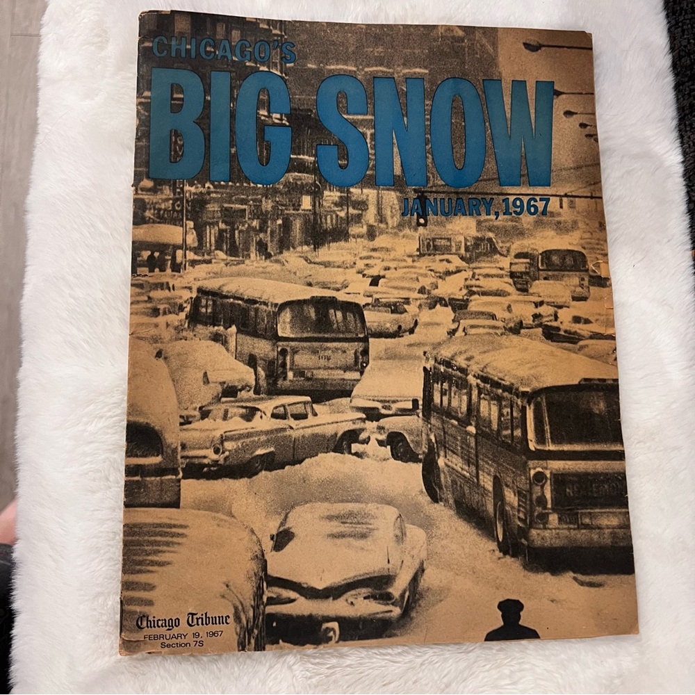 Chicago's Big Snow January 1967 Vintage Chicago Tribune